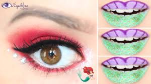 little mermaid ariel makeup tutorial by