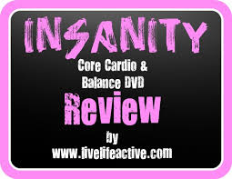 insanity core cardio balance dvd workout