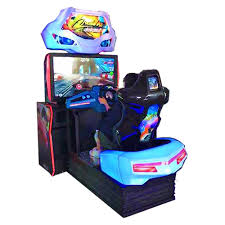 arcade car racing game machine