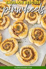 sausage biscuit pinwheels with canned