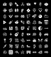 black ios 14 app icon tattoo