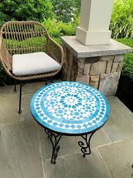 Turquoise Handcrafted Mosaic Table
