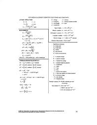Ap Chemistry Formula Sheet Ap