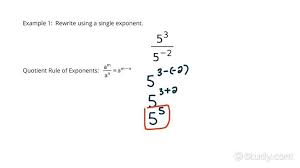 Quotient Rule With Negative Exponents