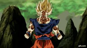 The series begins with a retelling of the events of the last two dragon ball z films, battle of gods and resurrection 'f', which themselves take place during the ten. Dragon Ball Z Super Saiyan Gif Dragonballz Supersaiyan Goku Discover Share Gifs