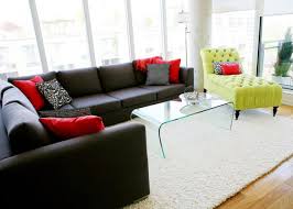 grey and red living room ideas