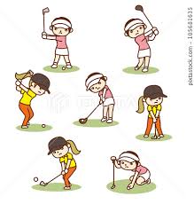 cute golf ilration collection