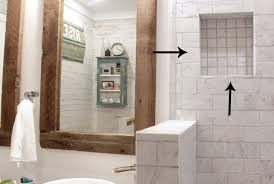 Bathroom Shower With Marble Tile