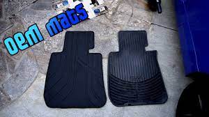 oem bmw all weather floor mats for only