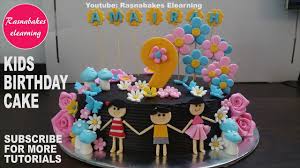 Kids Birthday Cake Design For Girls Boys 3d Fondant Ideas Pic Bakery Maker Decorating Tips Classes