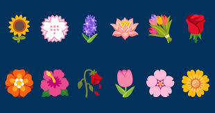 flowers emojis