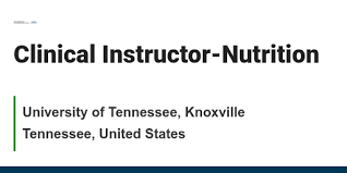 clinical instructor nutrition job with