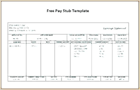 Canadian Nanny Pay Stub Template Unique Creator Excel Free Oad