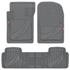 3pc rubber floor mats for car suv auto