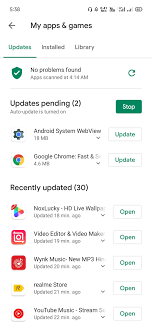 If you're having issues installing or updating apps from qooapp whether the download is stuck at 100% and the install notification never shows up or you're seeing a parse error, then if the download is stuck on 100% and you're not getting prompted to install/update the app then follow this tutorial. Update Issue I Can T Update Google Chrome And Android System Web View Realme Community