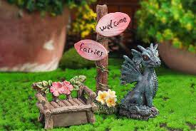 Welcome Fairies Garden Ornaments Set