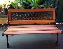 Cast Iron Timber Garden Bench