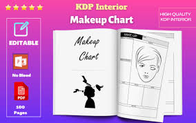 makeup chart log book graphic by kdp