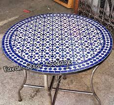 Handmade Moroccan Mosaic Table Outdoor