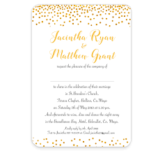 Sparkle Foil Wedding Invite Sample