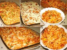 pizza pasta cerole step by step