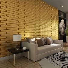 Pvc Decorative Wall Panel Golden In