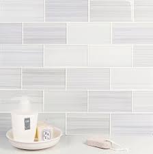 Painting tile backsplash ceramic tile backsplash beadboard backsplash herringbone backsplash kitchen backsplash backsplash when i redid my kitchen about three years ago, i painted my kitchen cabinets white. Hand Painted 3 X 6 Glass Mosaic Subway Tile Backsplash For Kitchen Wstiles