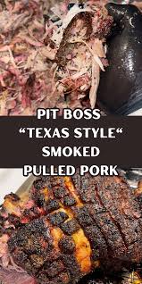 texas style smoked pulled pork recipe