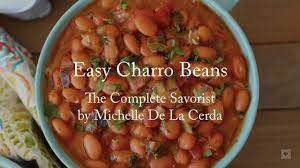 easy charro beans with canned beans