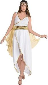greek dess roman toga party white