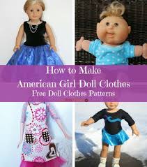What you need to know about doll restoration. How To Make American Girl Doll Clothes 16 Free Doll Clothes Patterns Allfreesewing Com