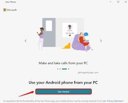 link your android phone with windows 11 pc