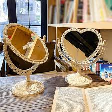 cosmetic mirror desk type vine