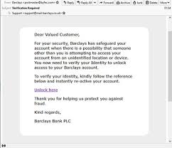 barclays bank scam texts emails and