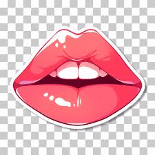 juicy pink lips clipart glamorous