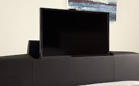 Langham Double Tv Bed Black Classic