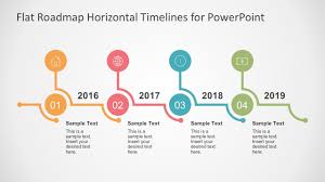 Flat Timelines Powerpoint Templates Timeline Design