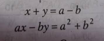 Equation By Elimination Method