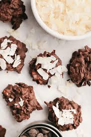 no bake chocolate coconut cookies the