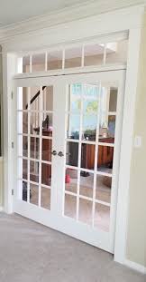 Interior French Door With Transom