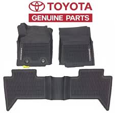 tacoma all weather floor mats oem for