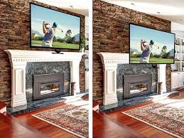 mounting a tv over the fireplace