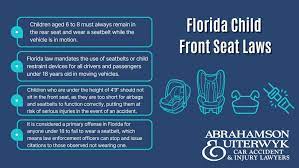 child seat laws in florida when can