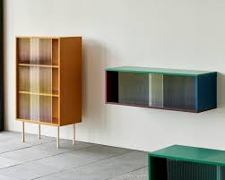 Hay Colour Cabinet W Glass Doors Wall