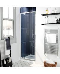 jupiter 760mm modern pivot shower door