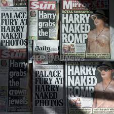 股間を隠す裸のヘンリー王子」写真、英大衆紙サンが掲載 「見る権利」主張 写真3枚 国際ニュース：AFPBB News