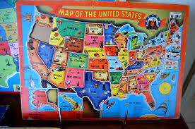 Free maps, map puzzles and educational software: Vintage Children S Usa Map Puzzles Games Collectors Weekly