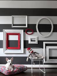 Empty Picture Frame Wall Grouping
