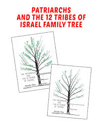 Are the 12 tribes of israel still around? Patriarchs The 12 Tribes Of Israel Activity Fun Bible Craft