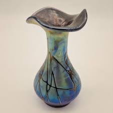 Art Nouveau Glass Vase By Pallme For